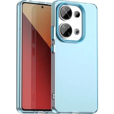 Bovinox Xiaomi Redmi Note 13 Pro Kılıf Parmak Izi Yapmaz Buzlu Şeffaf Ince Tasarım Kamera Koruma
