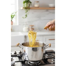 Bambum Mundo - Bambu Saplı Spagetti Kaşığı 29*7,5cm