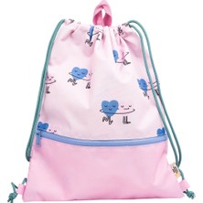 Smiggle The Cotton Cloud - Dancing Hearts Ipli Büzgülü Sırt Çanta