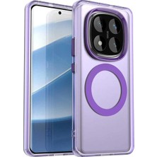 Bovinox Xiaomi Redmi Note 14 Pro Plus Uyumlu Magsafe Şarj Destekli Renkli Kılıf Kamera Korumalı Darbe Emici