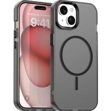 Bovinox Iphone 15 Plus Uyumlu Magsafe Şarj Destekli Renkli Kılıf Kamera Korumalı Silikon Darbe Emici Kapak
