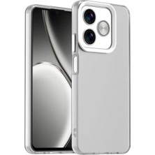 Bovinox Realme C63 Kılıf Parmak Izi Yapmaz Buzlu Şeffaf Ince Tasarım Kamera Koruma