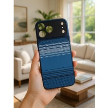 KumOziShop iPhone 17 Promax Uyumlu Magsafe Özellikli Kamera Korumalı Fiber Desenli Premium Kılıf