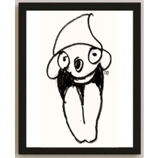 Karikatural Nezih Danyal Tipler Kişiye Özel Sertifikalı Sınırlı Fine Art Karikatür Baskı NTP00150