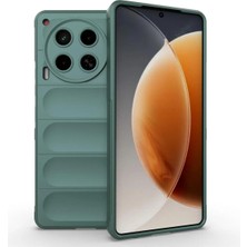 Bovinox Tecno Camon 30 Kılıfı Darbe Emici Puffer Tasarım Kamera Korumalı Silikon Şişme Görünümlü Kapak