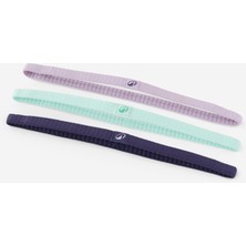 Decathlon Saç Bandı - 3'lü Paket - Yeşil/bej/pembe