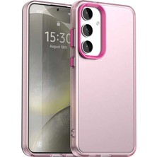 Bovinox Samsung Galaxy S24 Fe Kılıf Parmak Izi Yapmaz Buzlu Şeffaf Ince Tasarım Kamera Koruma