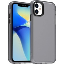 Bovinox iPhone 11 Kılıf Parmak Izi Yapmaz Buzlu Şeffaf Ince Tasarım Minimalist Tasarım