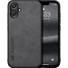 Bovinox Samsung Galaxy A06 Kamera Korumalı Kılıf Deri Görünümlü Tam Koruma Vintage Premium Deri Kılıf