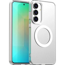 Bovinox Samsung Galaxy S25 Plus Uyumlu Magsafe Şarj Destekli Renkli Kılıf Kamera Korumalı Darbe Emici