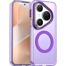 Bovinox Huawei Pura 80 Pro Uyumlu Magsafe Şarj Destekli Kılıf Kamera Korumalı Silikon Darbe Emici Kapak