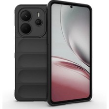 Bovinox Xiaomi Redmi Note 14 Kılıfı Darbe Emici Puffer Tasarım Kamera Korumalı Silikon Şişme Görünümlü Kapak