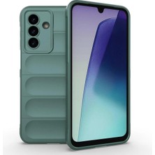 Bovinox Samsung Galaxy A17 Kılıfı Siyah Darbe Emici Puffer Tasarım Kamera Korumalı Silikon Şişme Görünümlü