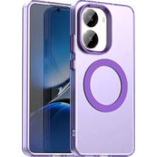 Bovinox Poco X7 Pro Uyumlu Magsafe Şarj Destekli Renkli Kılıf Kamera Korumalı Silikon Darbe Emici Kapak