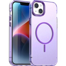 Bovinox Iphone 13 Uyumlu Magsafe Şarj Destekli Renkli Kılıf Kamera Korumalı Silikon Darbe Emici Kapak