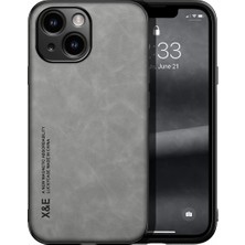 Bovinox Iphone 15 Kamera Korumalı Kılıf Deri Görünümlü Tam Koruma Vintage Premium Deri Lansman Kılıf