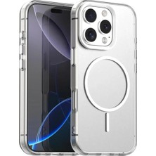 Bovinox Iphone 16 Pro Uyumlu Magsafe Şarj Destekli Renkli Kılıf Kamera Korumalı Silikon Darbe Emici Kapak