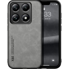 Bovinox Xiaomi Mi 14T Pro Kamera Korumalı Kılıf Deri Görünümlü Tam Koruma Vintage Premium Deri Lansman Kılıf