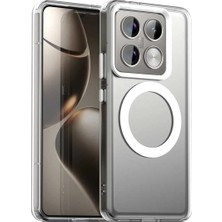 Bovinox Xiaomi Mi 14T Pro Uyumlu Magsafe Şarj Destekli Renkli Kılıf Kamera Korumalı Silikon Darbe Emici