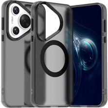 Bovinox Huawei Pura 70 Uyumlu Magsafe Şarj Destekli Renkli Kılıf Kamera Korumalı Silikon Darbe Emici Kapak