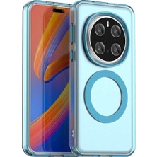 Bovinox Honor Magic 7 Pro Uyumlu Magsafe Şarj Destekli Renkli Kılıf Kamera Korumalı Silikon Darbe Emici