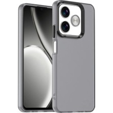 Bovinox Realme C63 Kılıf Parmak Izi Yapmaz Buzlu Şeffaf Ince Tasarım Kamera Koruma