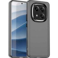 Bovinox Xiaomi Redmi Note 14 Pro Kılıf Parmak Izi Yapmaz Buzlu Şeffaf Ince Tasarım Kamera Koruma