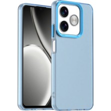 Bovinox Realme C61 Kılıf Parmak Izi Yapmaz Buzlu Şeffaf Ince Tasarım Kamera Koruma