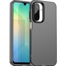 Bovinox Samsung Galaxy A26 Kılıf Parmak Izi Yapmaz Buzlu Şeffaf Ince Tasarım Kamera Koruma