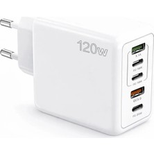 5 Port 120 W Hızlı Şarj USB Tip C Şarj Pd Qc 3.0 USB C Şarj Adaptörü iphone  Samsung Xiaomi