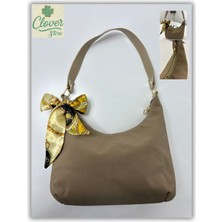 Clover Store Kadın Şal Detaylı Şık Omuz Çantası