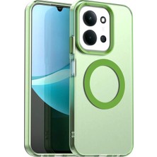 Bovinox Xiaomi Redmi 15C Uyumlu Magsafe Şarj Destekli Renkli Kılıf Kamera Korumalı Silikon Darbe Emici Kapak