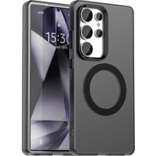 Bovinox Samsung Galaxy S25 Ultra Uyumlu Magsafe Şarj Destekli Renkli Kılıf Kamera Korumalı Darbe Emici