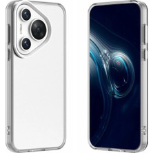 Bovinox Huawei Pura 70 Kılıf Parmak Izi Yapmaz Buzlu Şeffaf Ince Tasarım Kamera Koruma