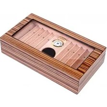 Parmida Humidor Puro Saklama Kutusu Sedir Humidor Nem Kontrollü Şık Tasarım PHUM086