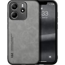 Bovinox Xiaomi Note 14 Kamera Korumalı Kılıf Deri Görünümlü Tam Koruma Vintage Premium Deri Lansman Kılıf