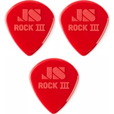 Jim Dunlop 570R1.38 Rock Iıı 3 Adet Jazz Iıı Pena (1.38 Mm)