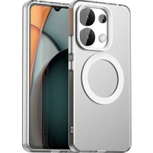 Bovinox Xiaomi Redmi Note 13 Uyumlu Magsafe Şarj Destekli Renkli Kılıf Kamera Korumalı Silikon Darbe Emici