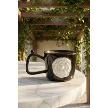 Acar Diotima Porselen Kupa Siyah - 230 ml