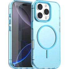 Bovinox Iphone 16 Pro Max Uyumlu Magsafe Şarj Destekli Renkli Kılıf Kamera Korumalı Silikon Darbe Emici