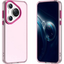 Bovinox Huawei Pura 70 Kılıf Parmak Izi Yapmaz Buzlu Şeffaf Ince Tasarım Kamera Koruma