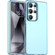 Bovinox Samsung Galaxy S25 Ultra Kılıf Parmak Izi Yapmaz Buzlu Şeffaf Ince Tasarım Kamera Koruma