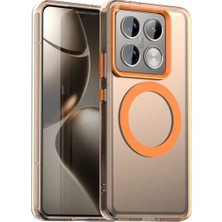 Bovinox Xiaomi Mi 14T Pro Uyumlu Magsafe Şarj Destekli Renkli Kılıf Kamera Korumalı Silikon Darbe Emici