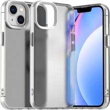 Bovinox iPhone 15 Kılıf Parmak Izi Yapmaz Buzlu Şeffaf Ince Tasarım Minimalist Tasarım