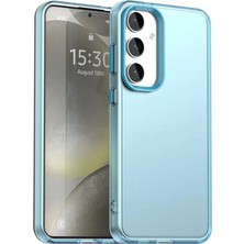 Bovinox Samsung Galaxy S25 Kılıf Parmak Izi Yapmaz Buzlu Şeffaf Ince Tasarım Kamera Koruma