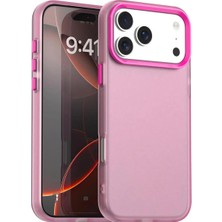 Bovinox iPhone 17 Pro Kılıf Parmak Izi Yapmaz Buzlu Şeffaf Ince Tasarım Minimalist Tasarım