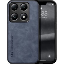 Bovinox Xiaomi Mi 14T Pro Kamera Korumalı Kılıf Deri Görünümlü Tam Koruma Vintage Premium Deri Lansman Kılıf