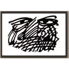 Karikatural Nezih Danyal Tipler Kişiye Özel Sertifikalı Sınırlı Fine Art Karikatür Baskı NTP00130