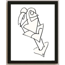 Karikatural Nezih Danyal Tipler Kişiye Özel Sertifikalı Sınırlı Fine Art Karikatür Baskı NTP00112