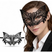 Akinco Siyah Dantel Venedik Maskesi Kadın – Zarif Parti Balo Maskesi 3 No
